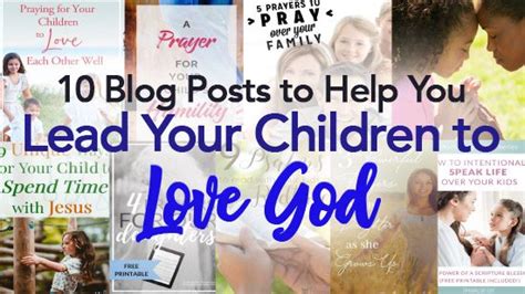 Lead Your Children To Love God Prayer Coach