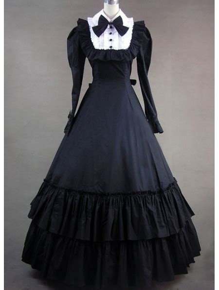 Our closet is brimming with beautiful dresses for all occasions, from elegant evening wear for weddings and soirees to. Black and White Classic Gothic Victorian Dress ...