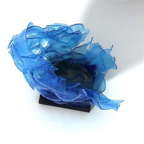 Blue Brimstone By Caleb Nichols Glass Sculpture 3d Model For Vray