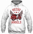 Hecks Angels - Funny Scooter Gift - Vintage Moped Graphic T Shirts ...