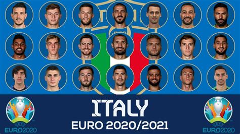 Italy and wales had memorable. Italy Squad Euro 2021 - YouTube