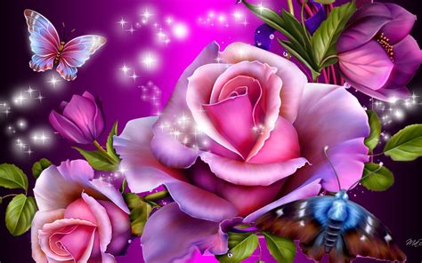 47 Pink And Purple Butterfly Wallpaper On Wallpapersafari