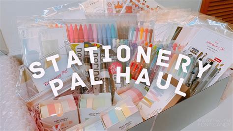 Stationery Haul With Stationery Pal Links Prices Youtube
