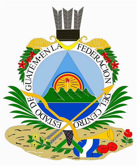 Orgullo Guatemalteco La Bandera Y El Escudo Nacional De Guatemala