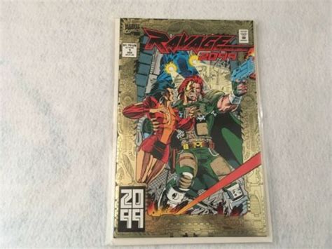 Ravage 2099 1 1992 Marvel Comics Nmm Gold Foil Cover Ebay