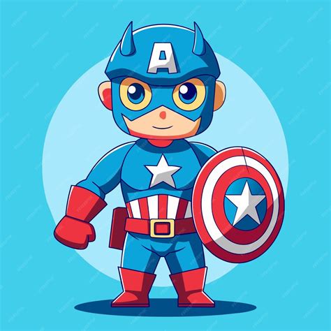 Premium Vector Playful Cartoon Of Child Superhero Fighting Crime