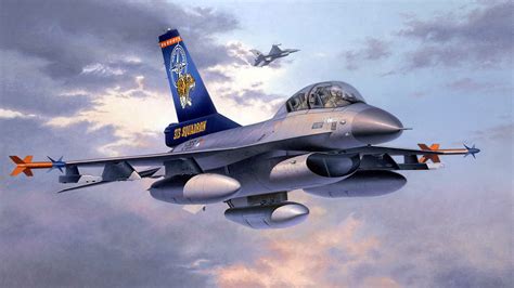 General Dynamics F 16 Fighting Falcon Hd Wallpaper Background Image