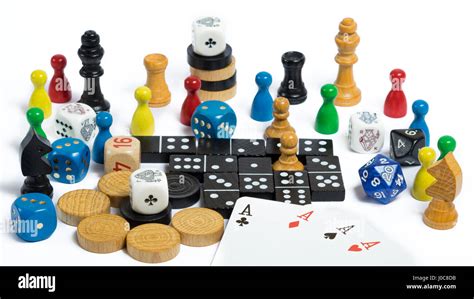 Many Board Game Pieces Stock Photo Alamy
