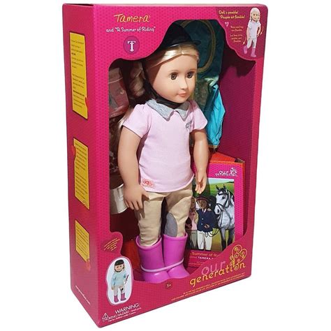 our generation tamera 46cm deluxe poseable doll and a summer of riding book