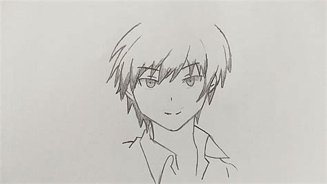 How To Draw Anime Boy Easy Anime Sketch Youtube