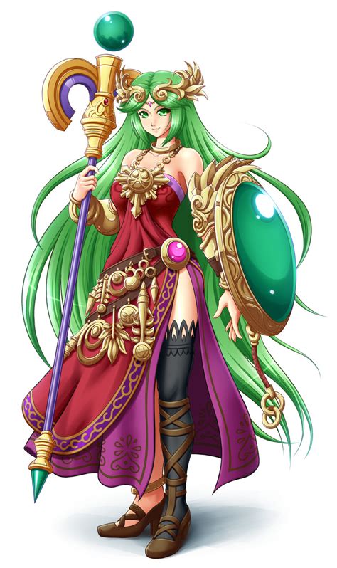 Palutena Super Smash Bros And 1 More Drawn By Mazume Danbooru