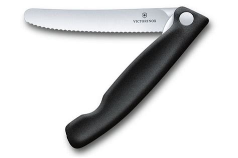 Victorinox Classic Foldable Paring Knife Black Serrated Dlt Trading