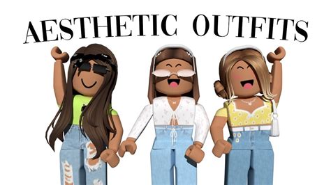 Aesthetic Roblox Outfit Ideas With Codes Youtube