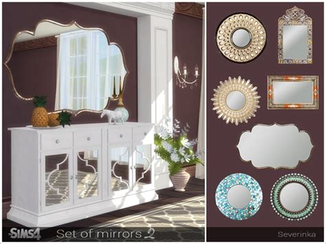 Set Of Mirrors Ii By Severinka At Tsr Sims 4 Updates