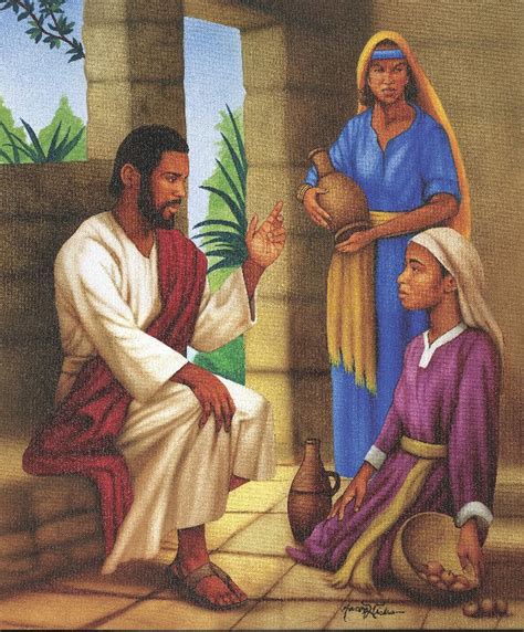 Jesus Mary And Martha By Aaron And Alan Hicks In 2022 African American