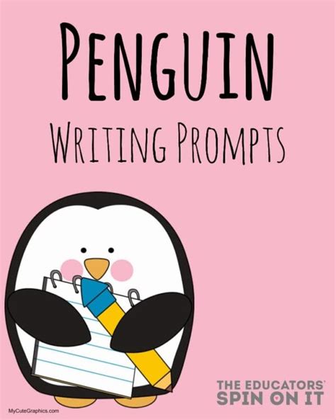 Penguin Writing Prompts And Sewing Activity The Educators Spin On It
