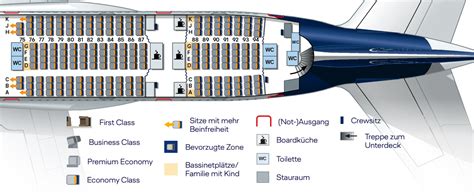 Airbus A380 Singapore Airlines Sitzplan 93c