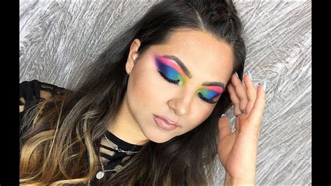 First Impressions Rainbow Makeup Tutorial Youtube