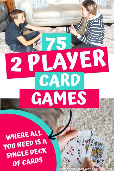 The Ultimate List Of 2 Player Card Games With A Single Deck Of Cards