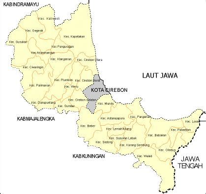 Peta kecamatan pangenan kaupaten cirebon : Map Cirebon Lengkap