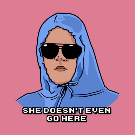 She Doesnt Even Go Here Mean Girls Tapestry Teepublic