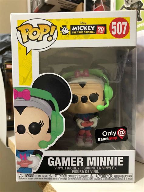 Funko Pop Gamer Minnie Gamestop Exclusive Caja Con Detalles 39900