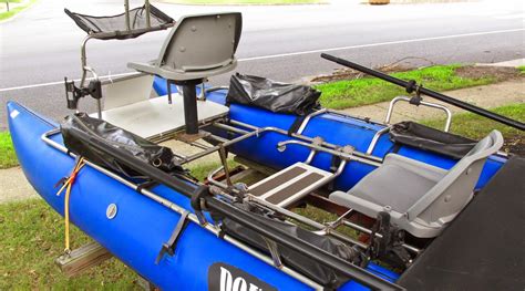 Aluminum Boat Trailer Floats Model 2 Person Pontoon Fishing Boat At