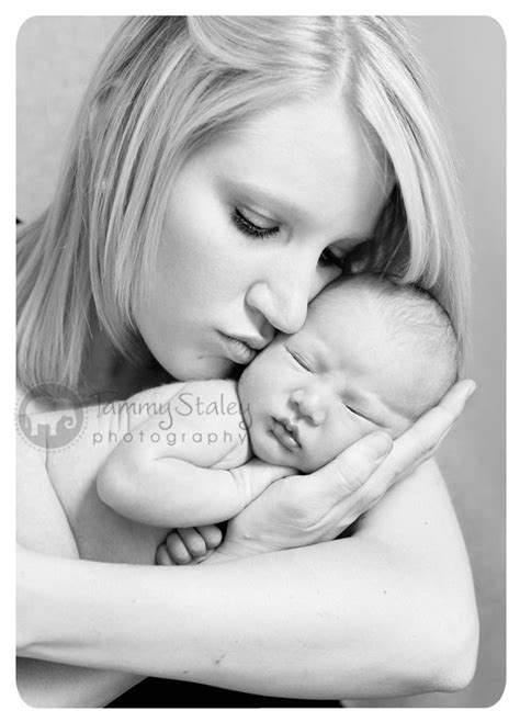 Beautiful Black And White Of Mother And Newborn Newborn Photography