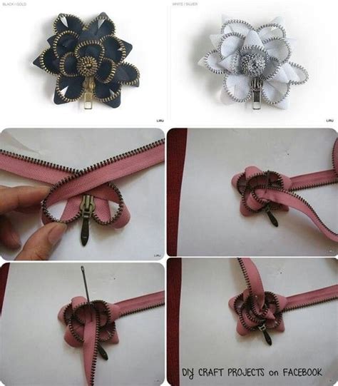 Zipper Rose Diy Crafts Useful Dyi Crafts Flower Diy Crafts Paper