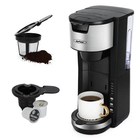 Coffee Maker Single Serve Coffee Machine For Single Cup Pod And Coffee
