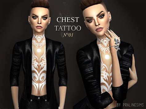 Sims 4 CC S The Best Tattoos By Pralinesims