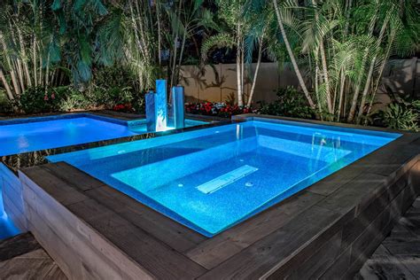 Modern Zen Style Pool In Sarasota Florida Lucas Lagoons