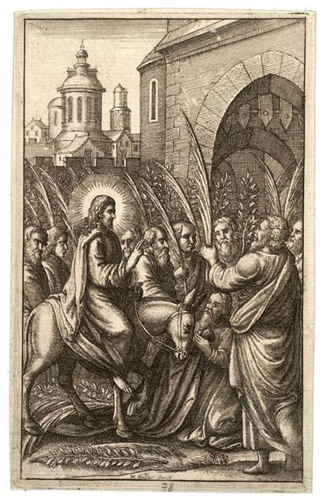 Greluc Wenceslas Hollar Christs Entry Into Jerusalem Painting