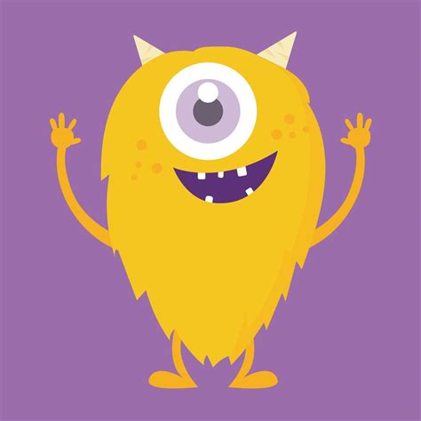 Cute Monster Cartoon Character 001 549768 Download Free Vectors