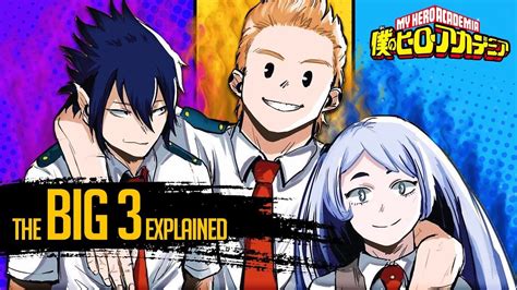 The Big Three Explained My Hero Academia YouTube