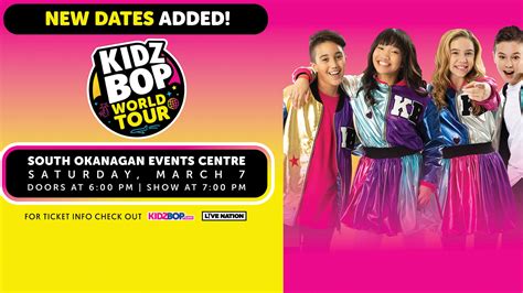 Kidz Bop World Tour South Okanagan Events Centre