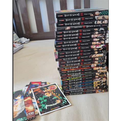 Demon Slayer Mangá Coleção Completaa Shopee Brasil