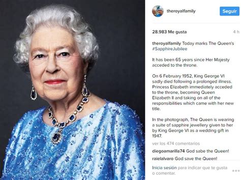 Isabel de Inglaterra cumple hoy 65 años en el trono y vuelve a hacer