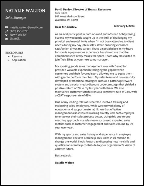 7 Sales Cover Letter Examples And Writing Guide For 2024