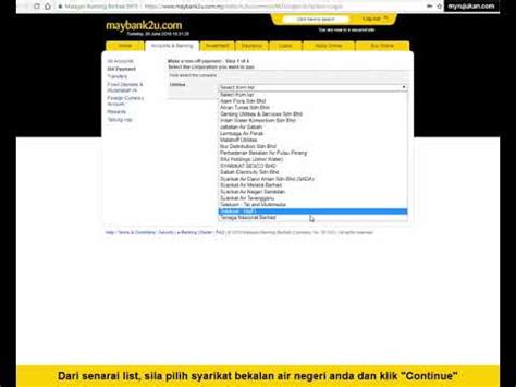 This is a short guide about paying unifi bill via maybank2u. 【How to】 Pay Indah Water Bill Via Maybank2u