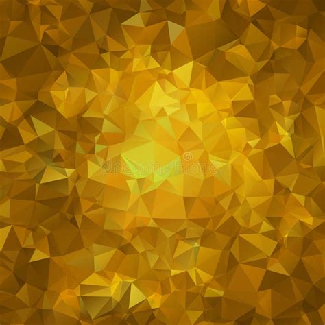 Abstract Triangle Gold Texture Stock Illustration Illustration Of