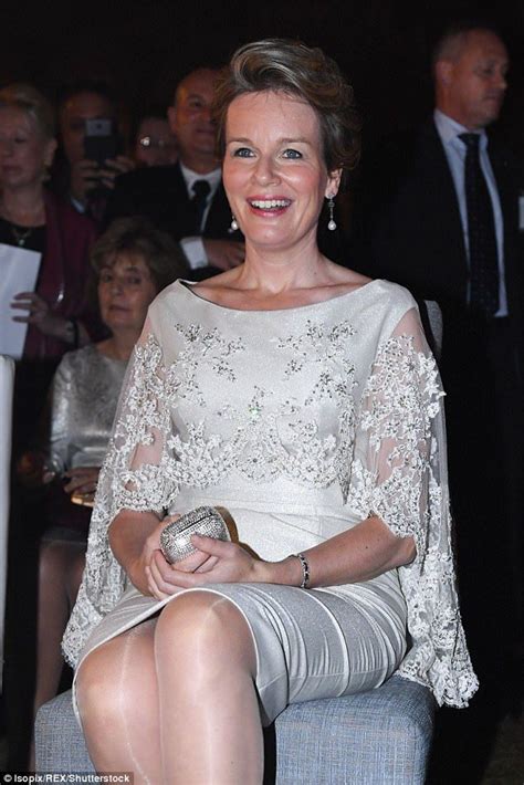 Queen Mathilde Of Belgium Dazzles In An Eye Catching Yellow Skirt Crochet Wedding Dresses