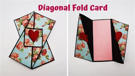 Creative Card Folding Ideas` Card Template 2