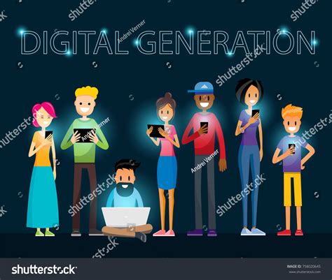 Digital Generation Internet Addiction Procrastination Time Image