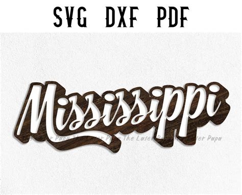 Glowforge Pins Mississippi Icons Pin Svg Mississippi Svg Ai Laser