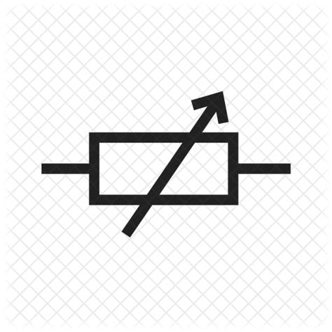 Variable Resistor Icon Download In Line Style