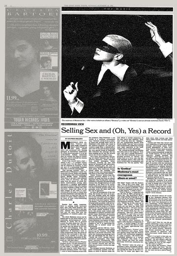 Recordings View Selling Sex And Oh Yes A Record The New York Times