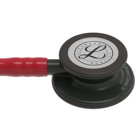 Littmann Classic Iii Stethoscope Black Burgundy 5868