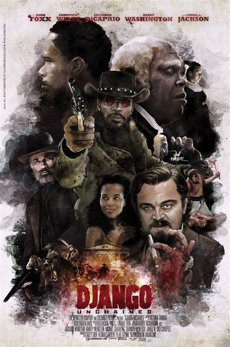 Quentin Tarantino Movie Poster Django Unchained Quentin Tarantino
