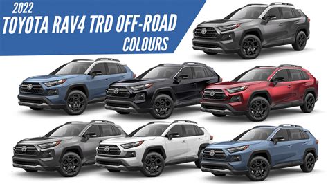 2022 Toyota Rav4 Trd Off Road All Color Options Images Autobics